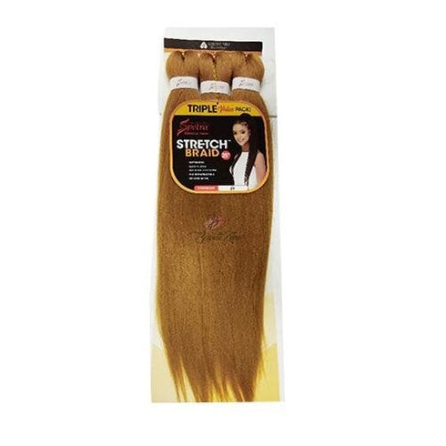 Spetra Spectra Ez Braid Pre-Stretched Braiding Hair 25"- 3 PACK BUNDLE